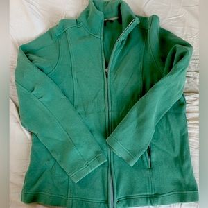 Tommy Bahama zip up! Green 🧃
